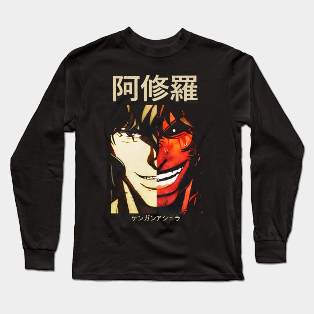 Ohma Tokita Kengan Ashura Omega Long Sleeve T-Shirt by JPNDEMON